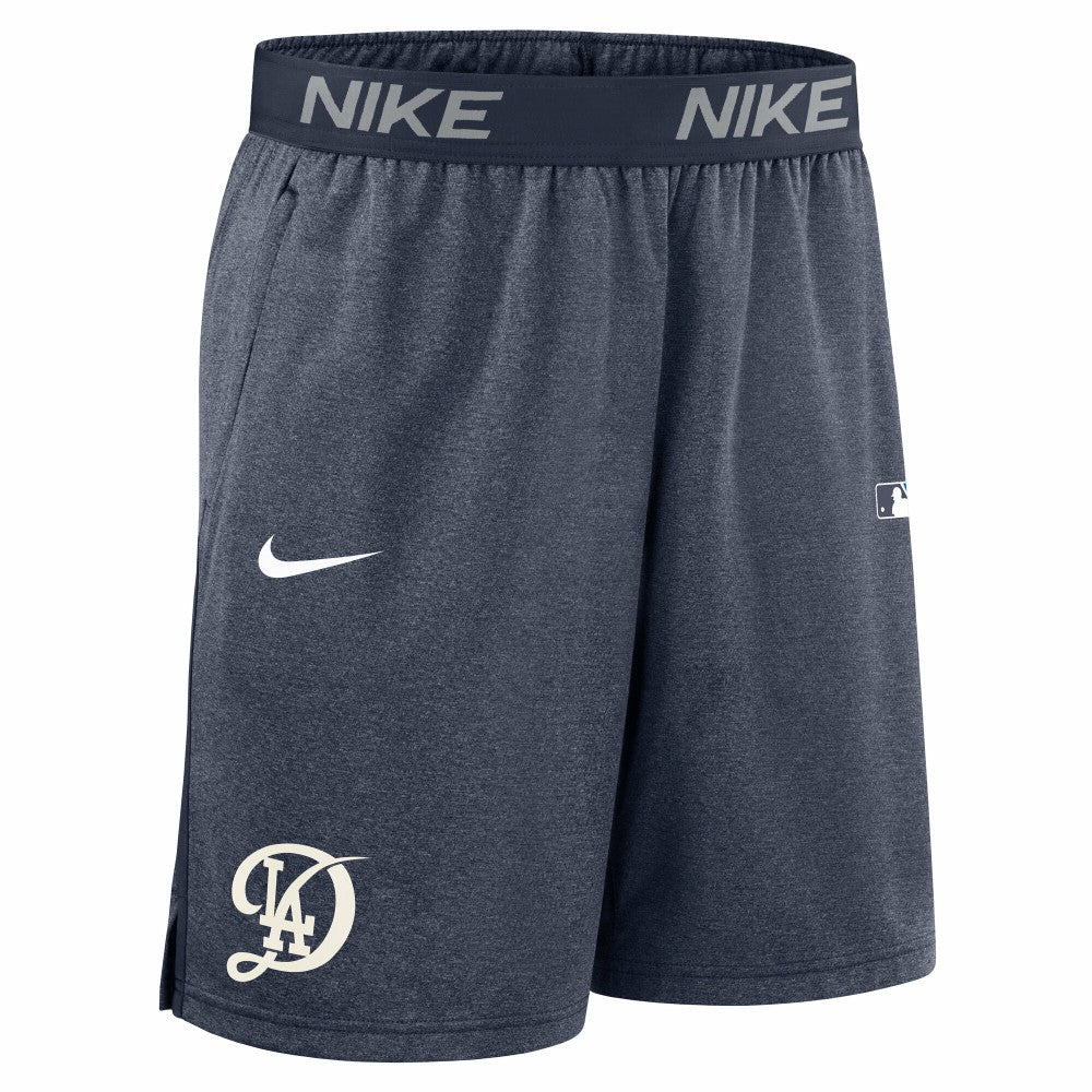 Los Angeles Dodgers Nike Authentic Collection City Connect Performance Knit Shorts - Navy Shorts