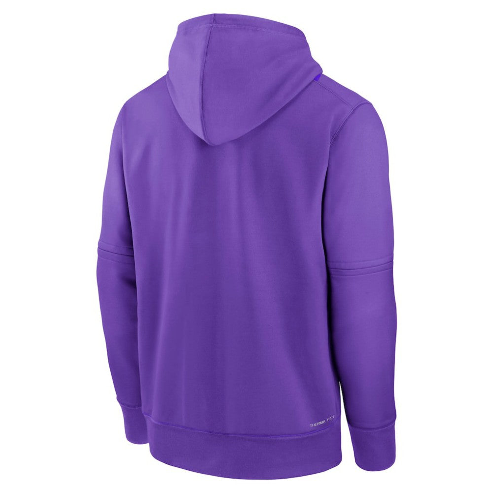 Colorado Rockies Nike 2025 City Connect Authentic Collection Therma Pullover Hoodie - Purple Hoodies