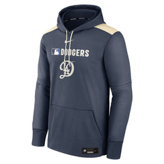 Los Angeles Dodgers Nike Authentic Collection City Connect Therma Pullover Hoodie - Navy Hoodies