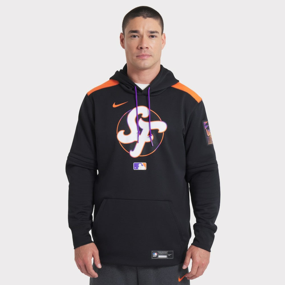 San Francisco Giants Nike 2025 City Connect Authentic Collection Performance Pullover Hoodie - Black Hoodies