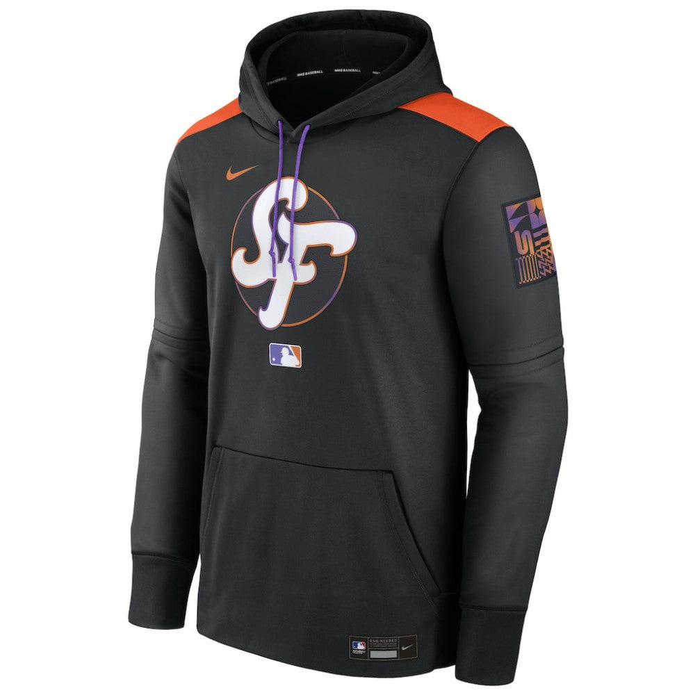 San Francisco Giants Nike 2025 City Connect Authentic Collection Performance Pullover Hoodie - Black Hoodies