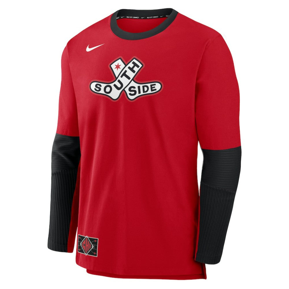 Chicago White Sox Nike 2025 City Connect Authentic Collection Player Dri-FIT Lightweight Pullover - Red Pullover