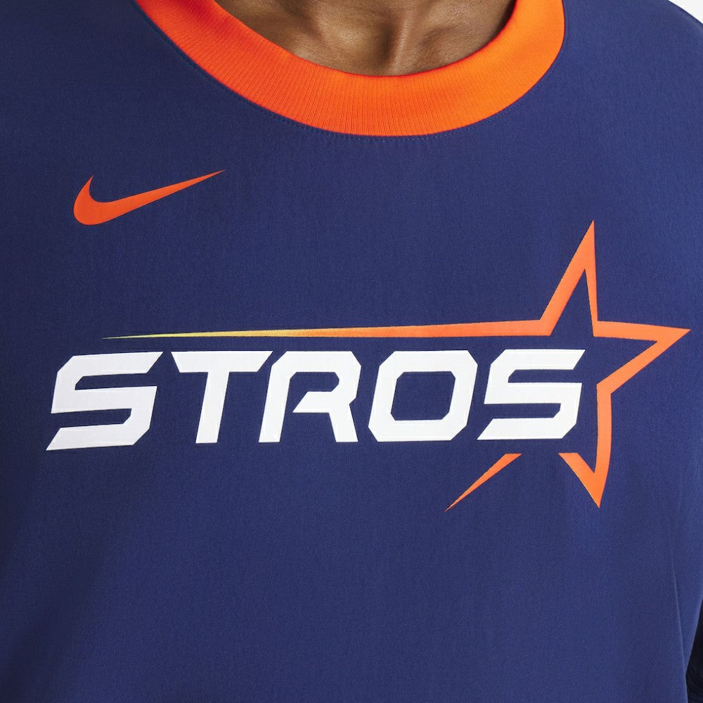 Houston Astros Nike 2025 City Connect Authentic Collection Lightweight Player Performance Long Sleeve Top - Navy Tops