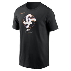 San Francisco Giants Nike 2025 City Connect Large Logo T-Shirt - Black T-shirts