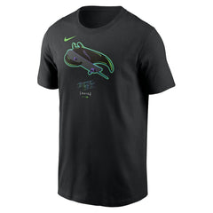 Tampa Bay Rays Nike City Connect Large Logo T-Shirt - Black T-shirts