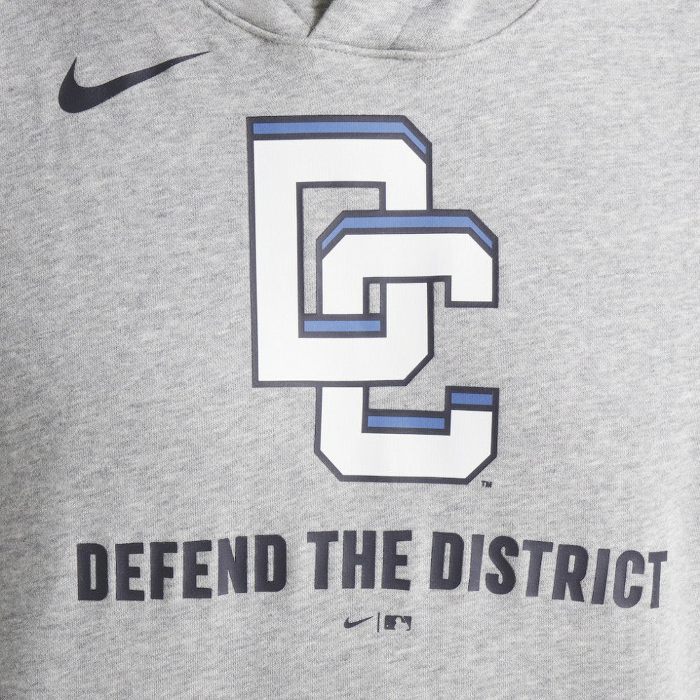 Washington Nationals Nike 2025 City Connect French Terry Club Pullover Hoodie - Heather Gray Hoodies