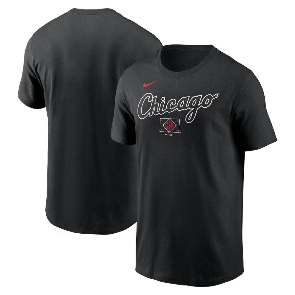 Chicago White Sox Nike City Connect Wordmark T-Shirt - Black T-shirts