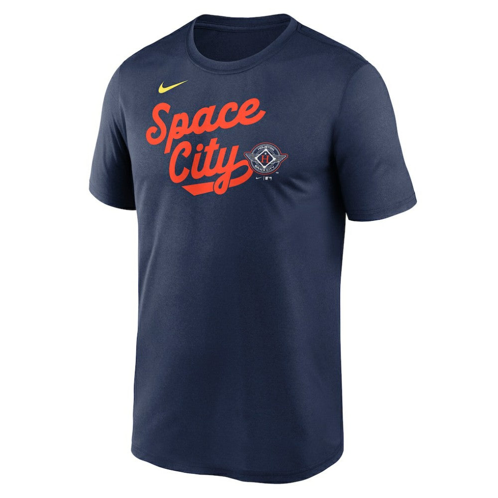 Houston Astros Nike 2025 City Connect Team Phrase Legend Performance T-Shirt - Navy T-shirts