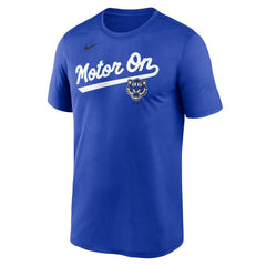 Detroit Tigers Nike City Connect Team Phrase Script Legend Performance T-Shirt - Royal T-shirts