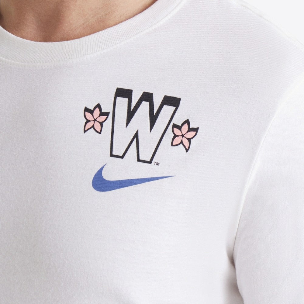 Washington Nationals Nike 2025 City Connect 2-Hit T-Shirt - White T-shirts