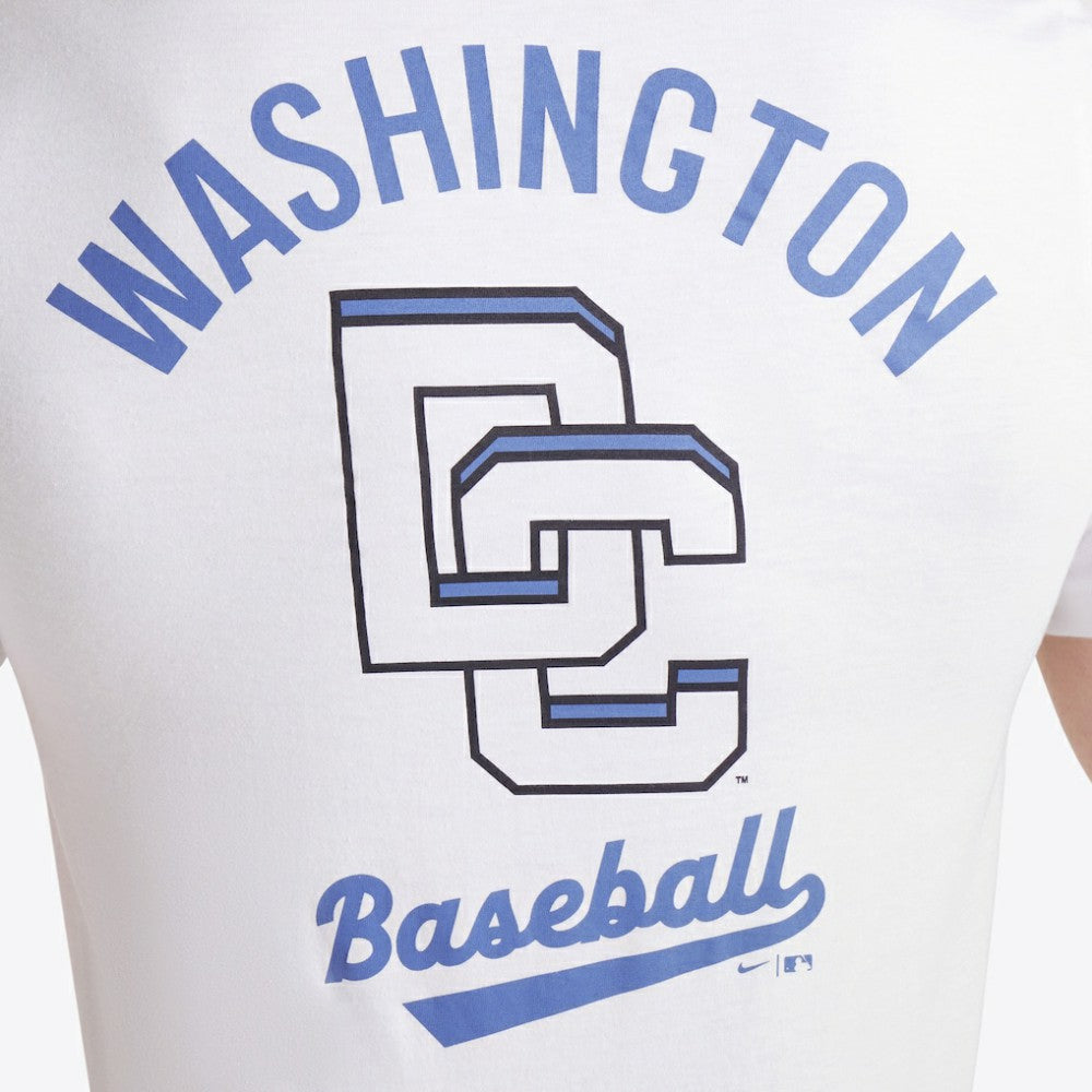Washington Nationals Nike 2025 City Connect 2-Hit T-Shirt - White T-shirts