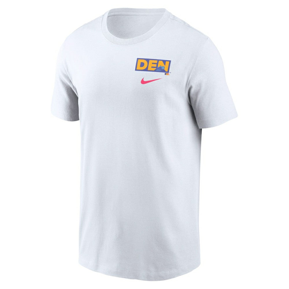 Colorado Rockies Nike 2025 City Connect 2-Hit T-Shirt - White T-shirts