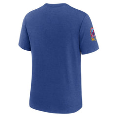 Atlanta Braves Nike Cooperstown Collection Eras Tri-Blend T-Shirt - Heather Royal T-shirts