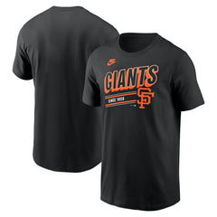 San Francisco Giants Nike Cooperstown Collection Retro T-Shirt - Black T-shirts
