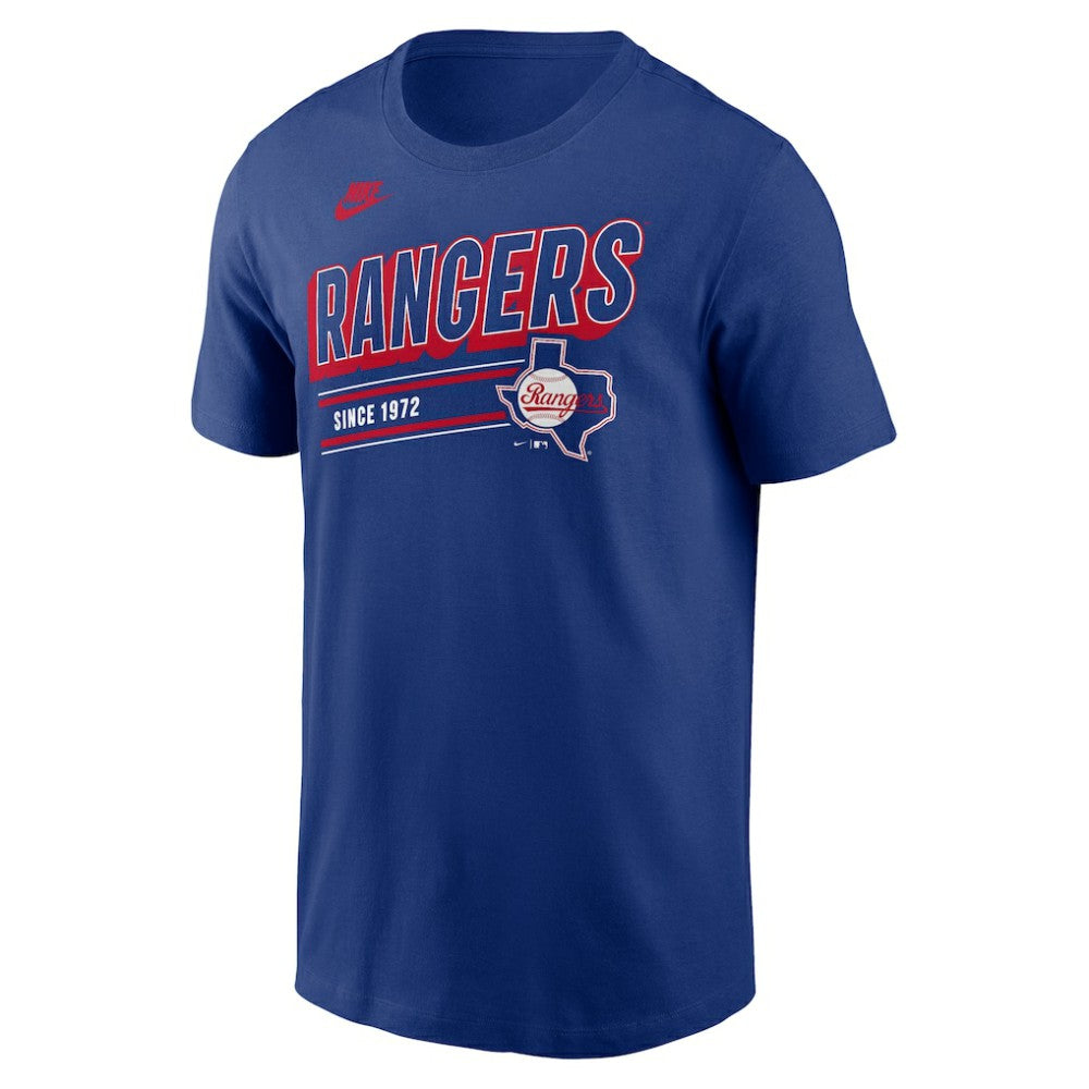 Texas Rangers Nike Cooperstown Collection Retro T-Shirt - Royal T-shirts