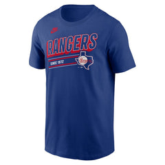 Texas Rangers Nike Cooperstown Collection Retro T-Shirt - Royal T-shirts