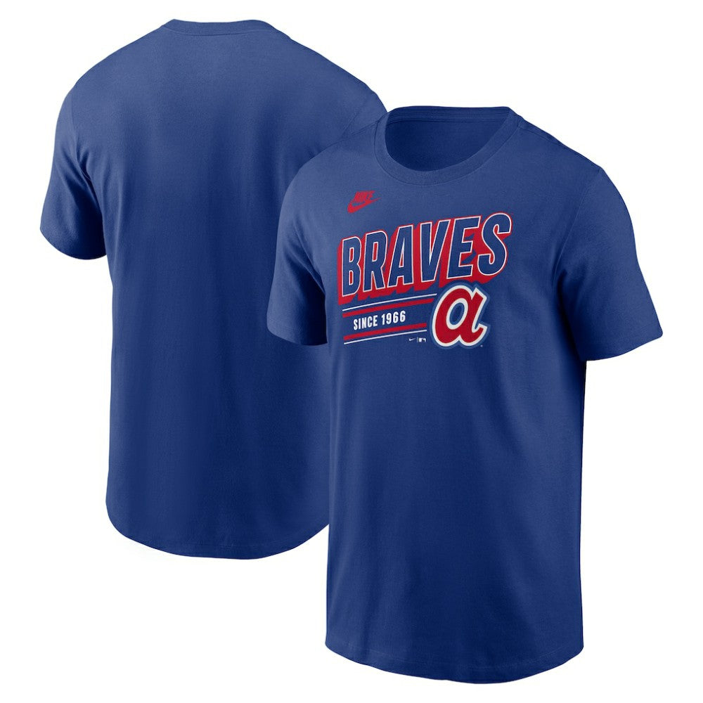 Atlanta Braves Nike Cooperstown Collection Retro T-Shirt - Royal T-shirts