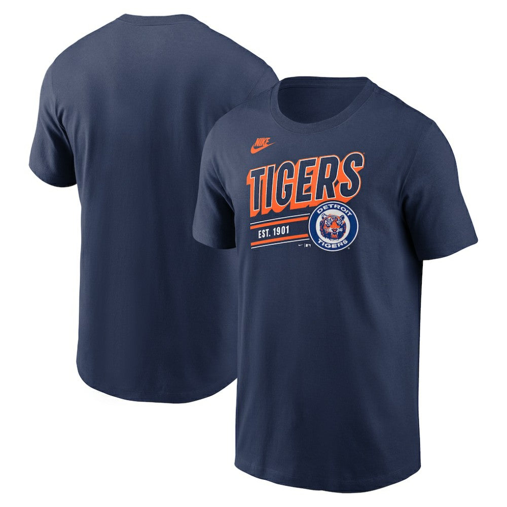 Detroit Tigers Nike Cooperstown Collection Retro T-Shirt - Navy T-shirts