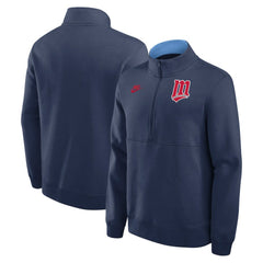 Minnesota Twins Nike Cooperstown Collection Fleece Half-Zip Pullover - Navy Pullover