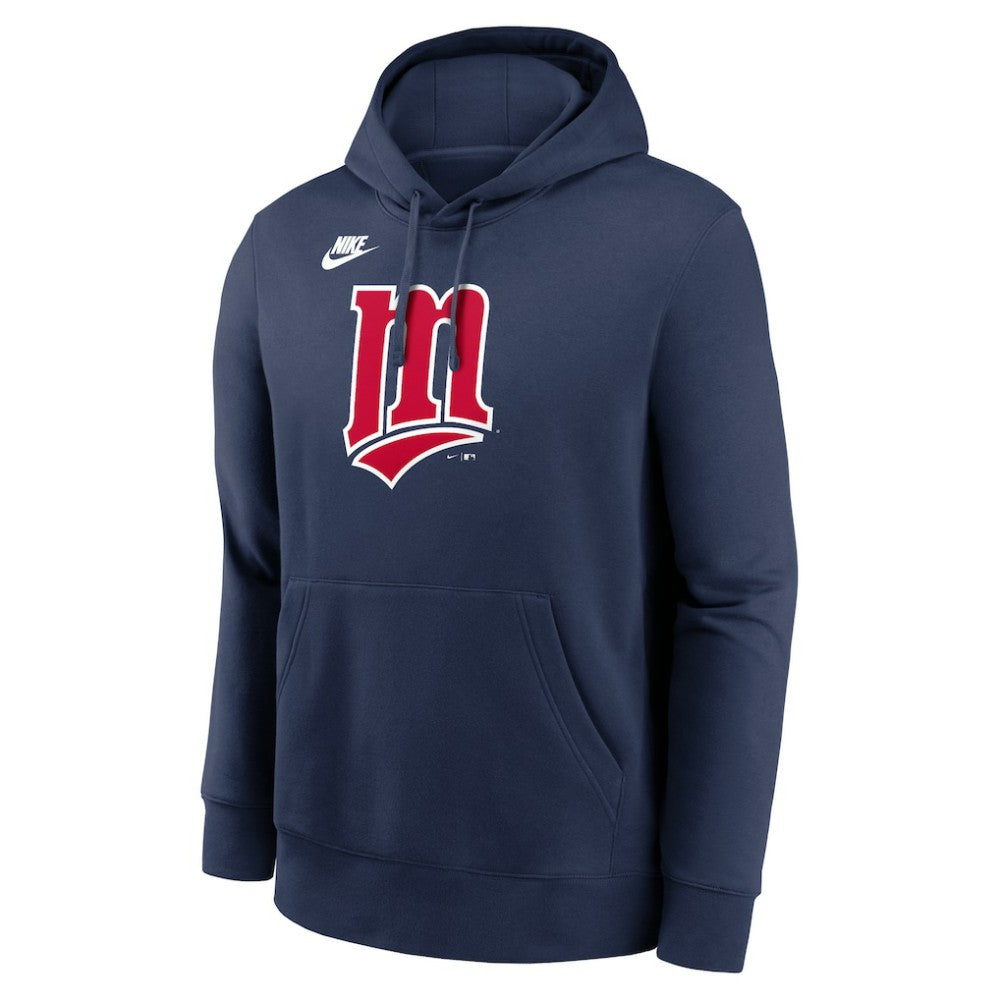 Minnesota Twins Nike Cooperstown Collection Logo Club Hoodie - Navy Hoodies