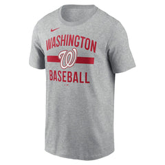 Washington Nationals Nike  Arched T-Shirt - Heather Gray T-shirts