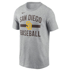 San Diego Padres Nike  Arched T-Shirt - Heather Gray T-shirts