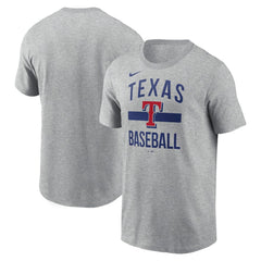 Texas Rangers Nike  Arched T-Shirt - Heather Gray T-shirts