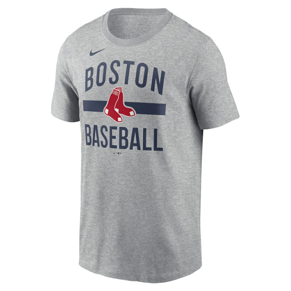 Boston Red Sox Nike  Arched T-Shirt - Heather Gray T-shirts