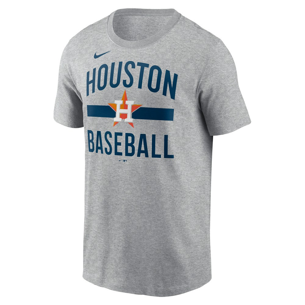 Houston Astros Nike  Arched T-Shirt - Heather Gray T-shirts