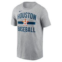 Houston Astros Nike  Arched T-Shirt - Heather Gray T-shirts