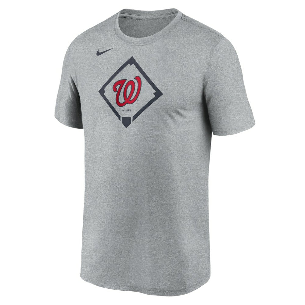 Washington Nationals Nike Icon Legend Dri-FIT T-Shirt - Heather Gray T-shirts