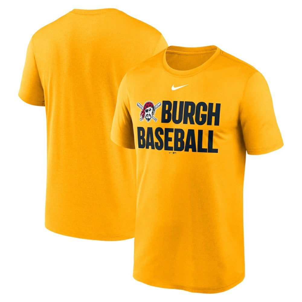 Pittsburgh Pirates Nike Local Legend Performance T-Shirt - Gold T-shirts