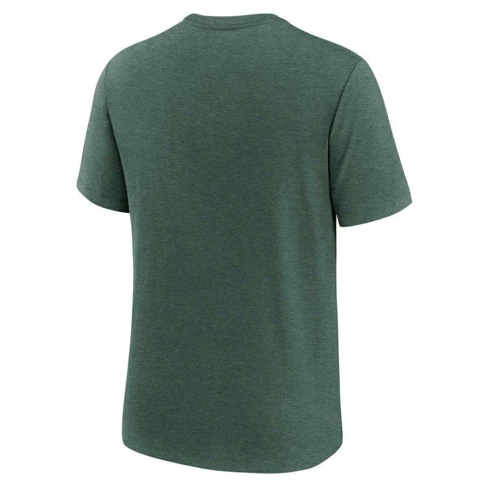 Athletics Nike Logo Tri-Blend T-Shirt - Heather Green T-shirts