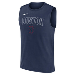 Boston Red Sox Nike Knockout Dri-FIT Muscle Tank Top - Navy Tanks