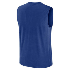 Chicago Cubs Nike Knockout Dri-FIT Muscle Tank Top - Royal Tanks