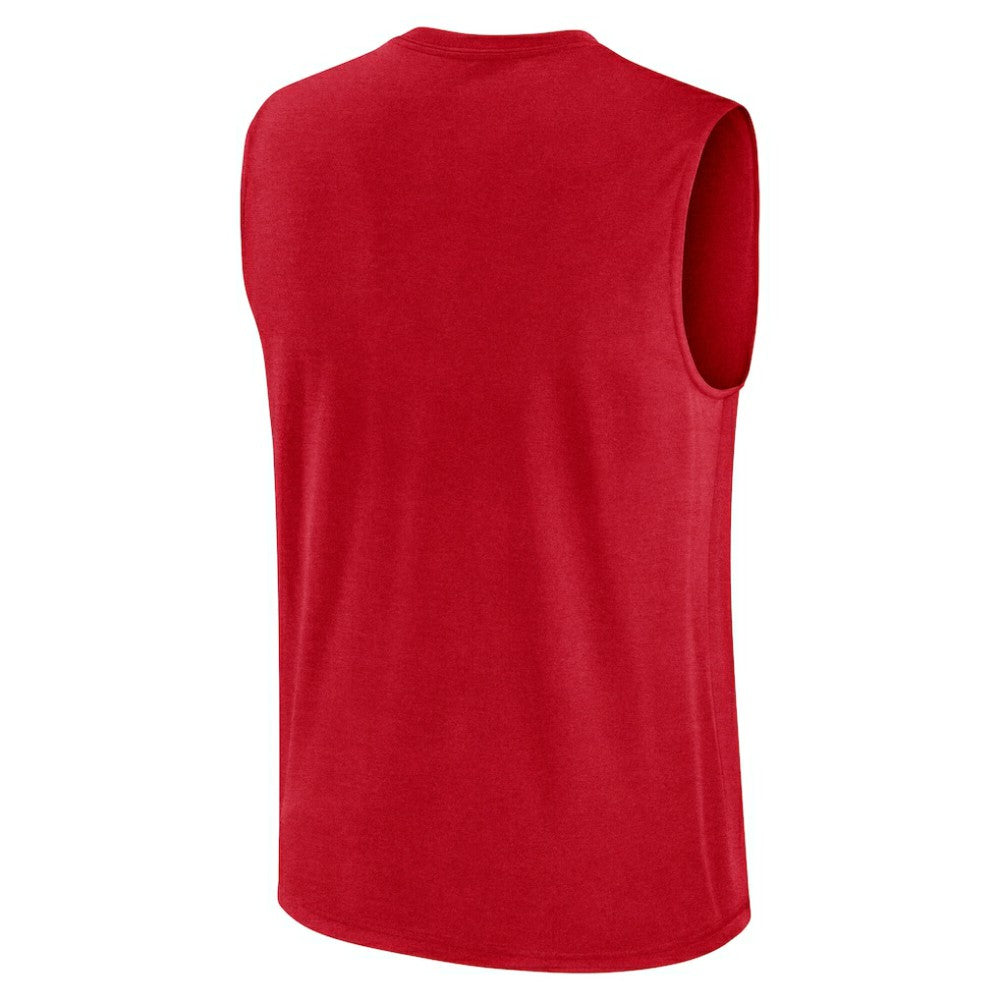 Philadelphia Phillies Nike Knockout Dri-FIT Muscle Tank Top - Red Tanks