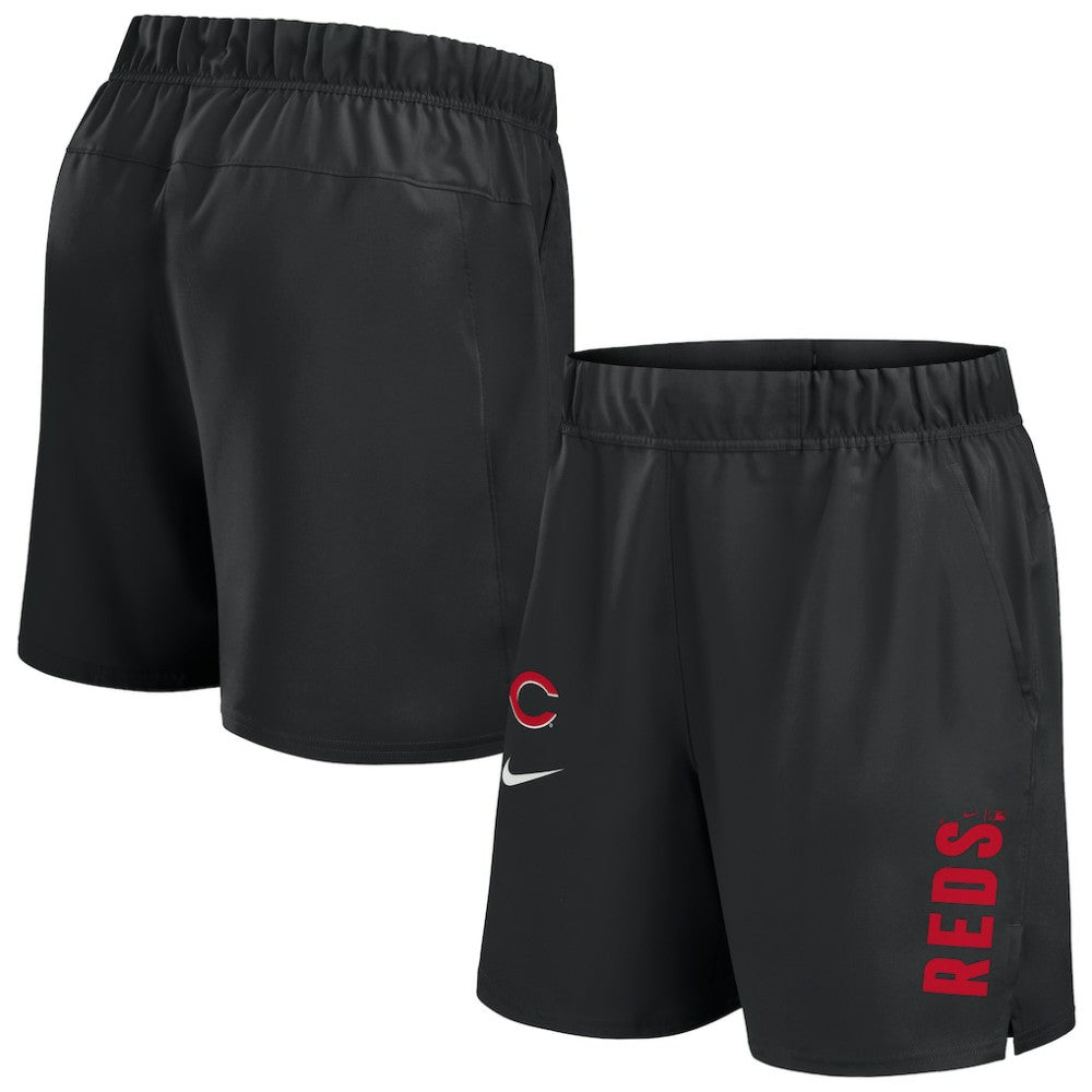 Cincinnati Reds Nike Woven Victory Dri-FIT Shorts - Black Shorts
