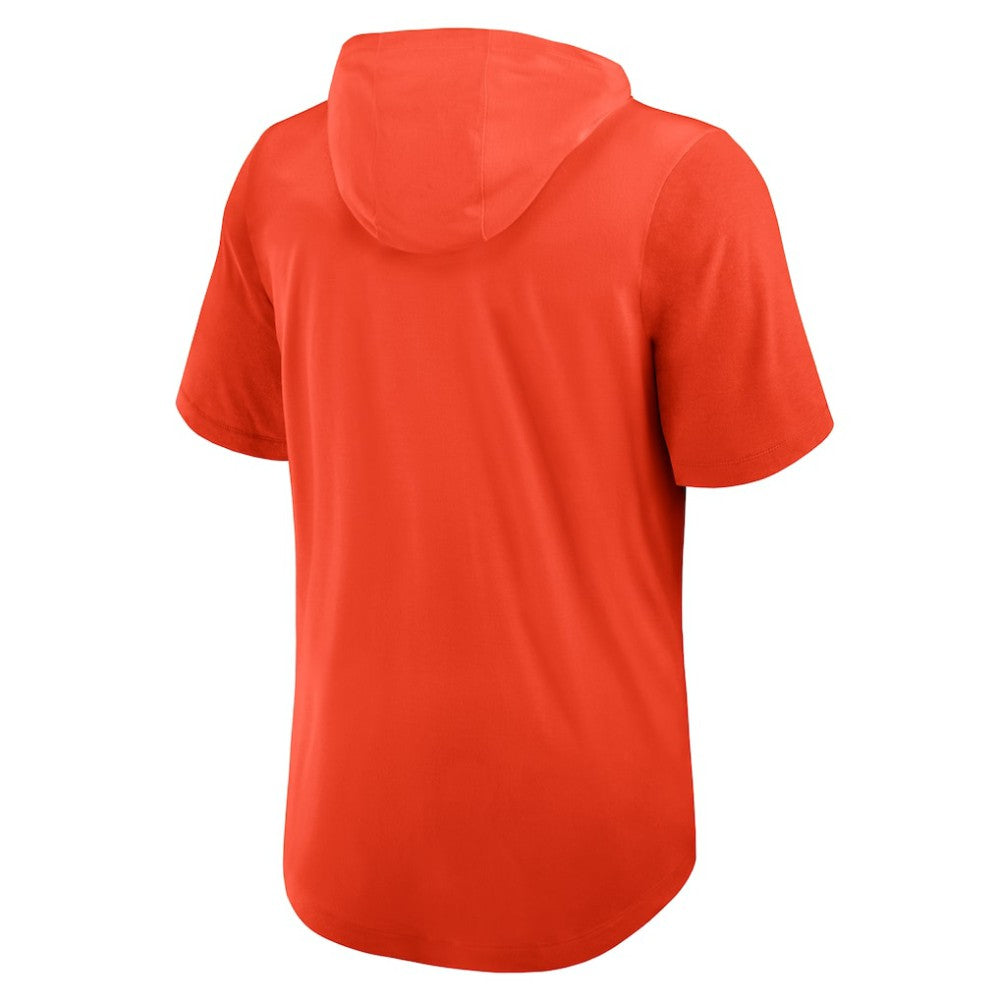 San Francisco Giants Nike Tri-Blend Hoodie T-Shirt - Orange Hoodies