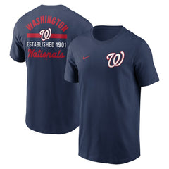 Washington Nationals Nike 2-Hit T-Shirt - Navy T-shirts