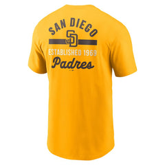 San Diego Padres Nike 2-Hit T-Shirt - Gold T-shirts