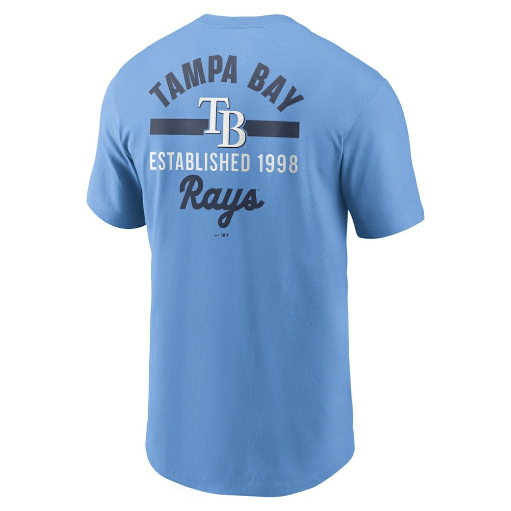 Tampa Bay Rays Nike 2-Hit T-Shirt - Light Blue T-shirts