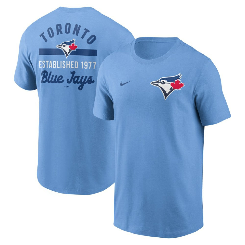 Toronto Blue Jays Nike 2-Hit T-Shirt - Powder Blue T-shirts