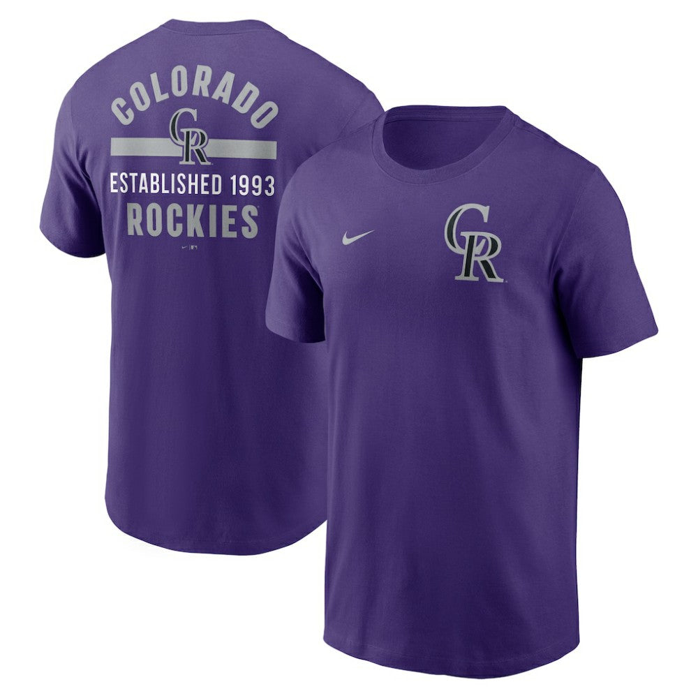 Colorado Rockies Nike 2-Hit T-Shirt - Purple T-shirts