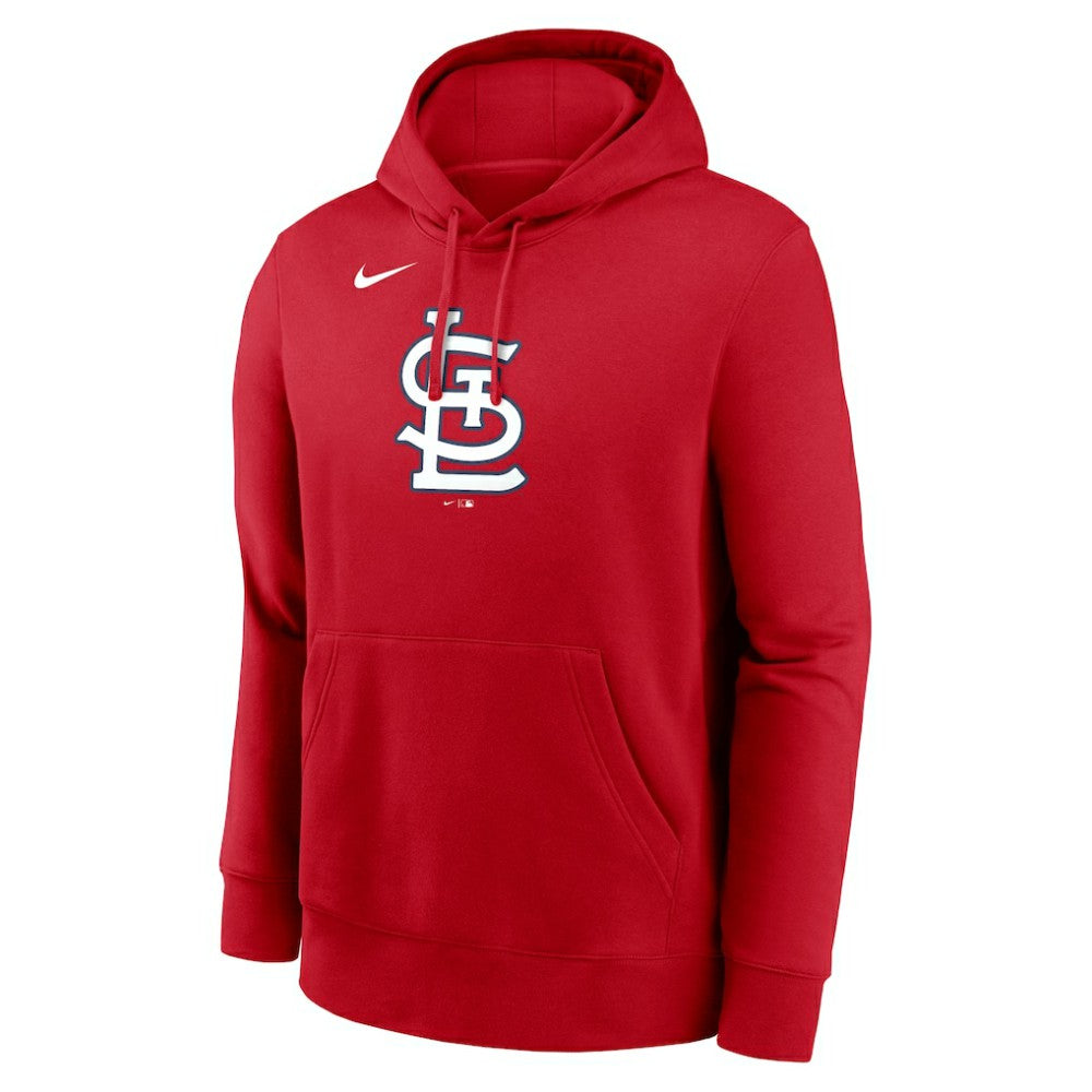 St. Louis Cardinals Nike Logo Club Fleece Hoodie - Red Hoodies