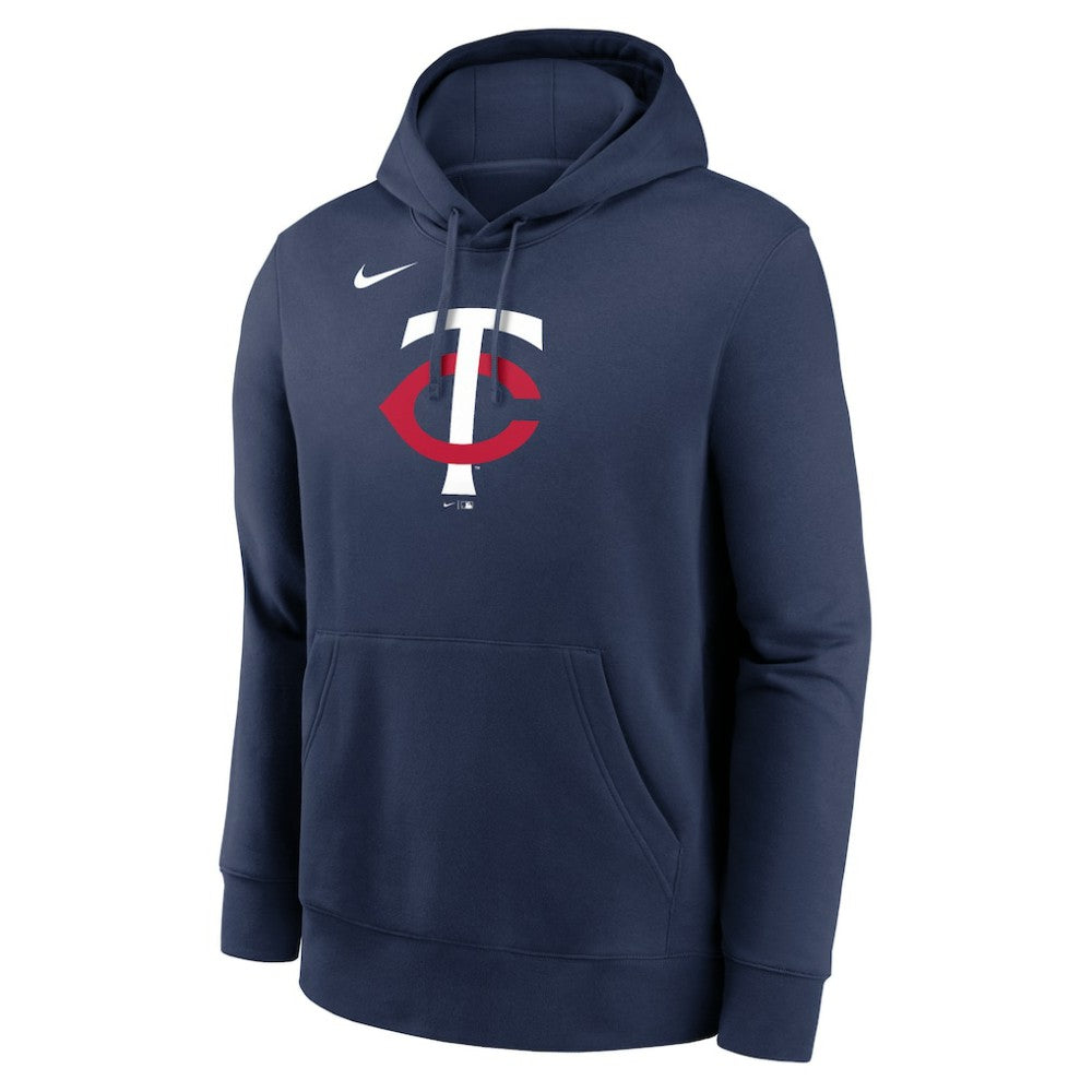 Minnesota Twins Nike Logo Club Fleece Hoodie - Navy Hoodies