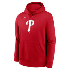 Philadelphia Phillies Nike Logo Club Fleece Hoodie - Red Hoodies