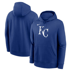 Kansas City Royals Nike Logo Club Fleece Hoodie - Royal Hoodies