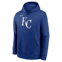 Kansas City Royals Nike Logo Club Fleece Hoodie - Royal Hoodies