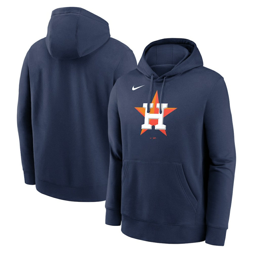 Houston Astros Nike Logo Club Fleece Hoodie - Navy Hoodies
