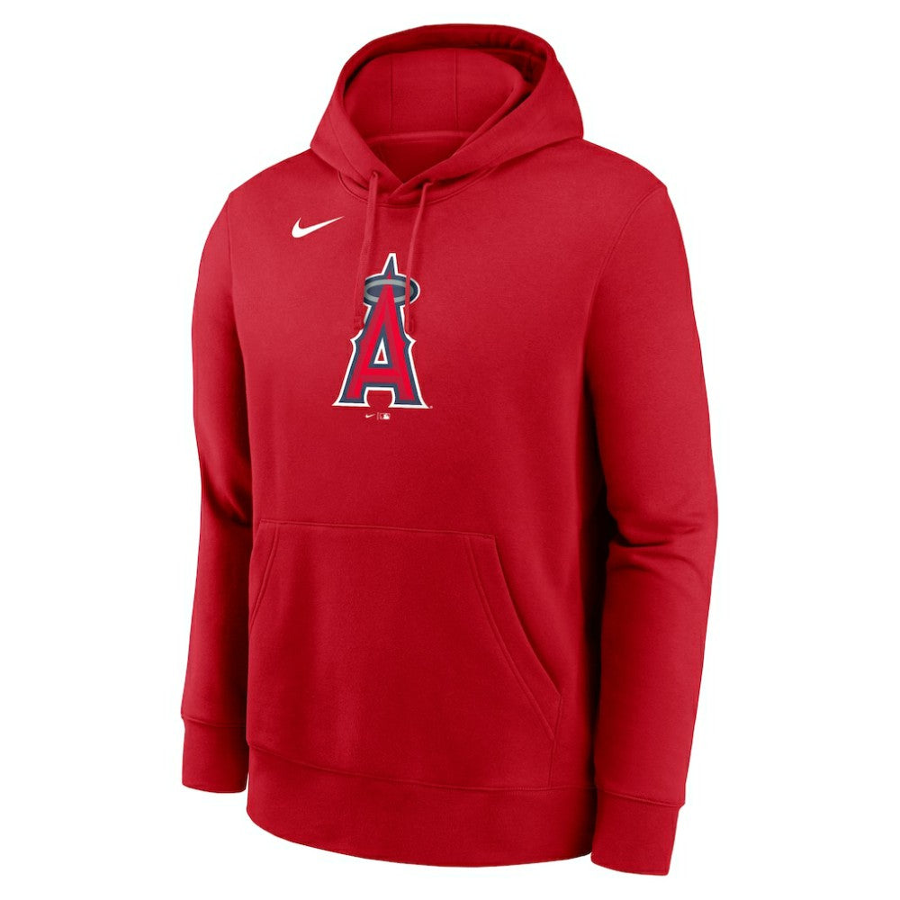 Los Angeles Angels Nike Logo Club Fleece Hoodie - Red Hoodies